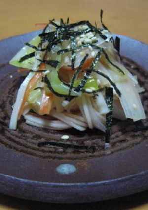 長ネギとカニカマのサラダ-レシピのメイン写真