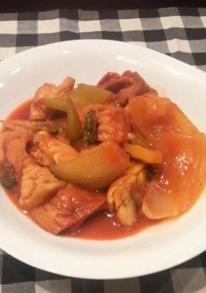 楽チン脱メタボ☆おから麩と鶏肉のトマト煮-レシピのメイン写真