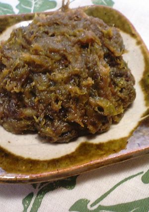 苦味が癖になる♫蕗の薹(ﾌｷﾉﾄｳ)味噌-レシピのメイン写真