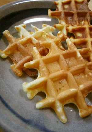 簡単☆　甘さ控えめヨーグルトワッフル-レシピのメイン写真