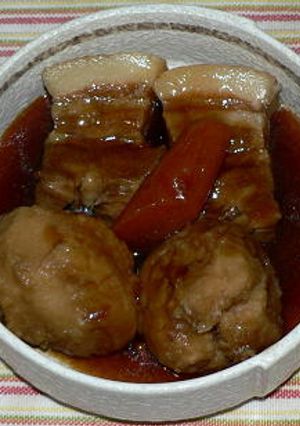 圧力鍋で、八頭芋入り豚の角煮-レシピのメイン写真