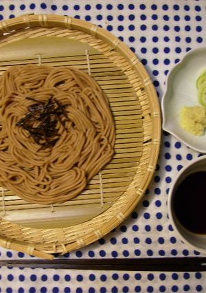 そっくり！ざるそばモンブラン-レシピのメイン写真