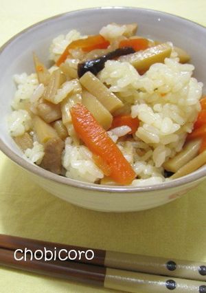 炊き込まない!混ぜるだけ たけのこご飯-レシピのメイン写真