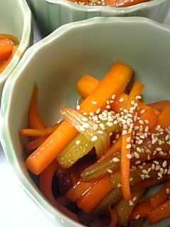 セロリ嫌いもOK!?セロリのキンピラ☆-レシピのメイン写真