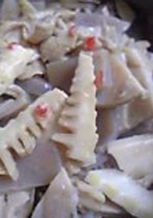 簡単☆竹の子と鶏皮の炒め煮-レシピのメイン写真