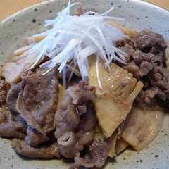 รูปของ 牛肉と筍の味噌炒め♪