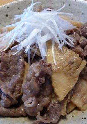 牛肉と筍の味噌炒め♪-レシピのメイン写真