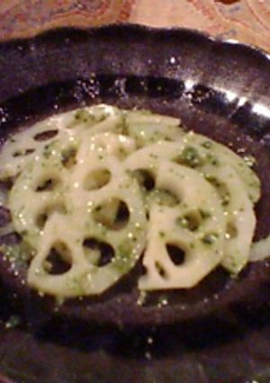 酢蓮のバジル和え-レシピのメイン写真