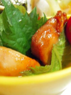 お弁当に~鶏の照り焼き☆シソに包まれて-レシピのメイン写真