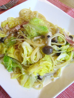 春キャベツdeクリームパスタ-レシピのメイン写真