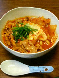 あつあつキムチうどん-レシピのメイン写真