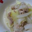 新玉ねぎと新じゃがとツナの煮物