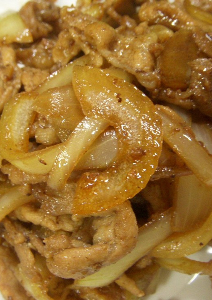 豚肉と玉ねぎの照り焼き-レシピのメイン写真