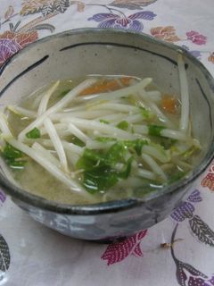 簡単 寒天味噌スープ-レシピのメイン写真