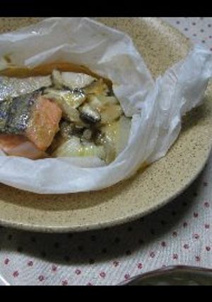 ☆鮭と新たまねぎの味噌蒸し☆-レシピのメイン写真