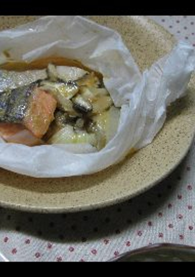 ☆鮭と新たまねぎの味噌蒸し☆-レシピのメイン写真