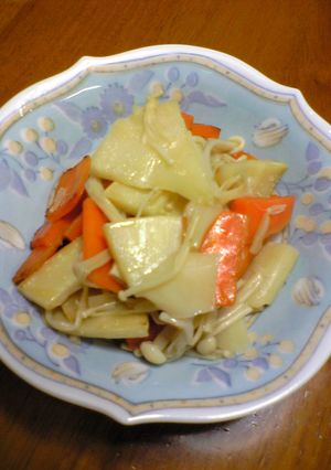 たけのこ＆にんじんの中華風炒め-レシピのメイン写真