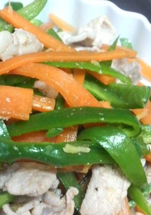 豚肉の色取り野菜炒め-レシピのメイン写真