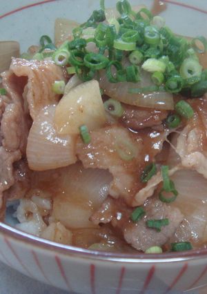 ランチに☆焼き肉のタレで！絶品豚丼-レシピのメイン写真