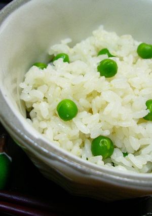 ★グリンピースご飯★-レシピのメイン写真
