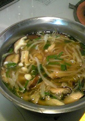 キノコの中華風スープ-レシピのメイン写真