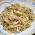 筍と豚肉とザーサイの炒め物