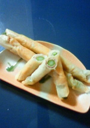 アスパラ肉巻春巻マキマキマキマキ…-レシピのメイン写真