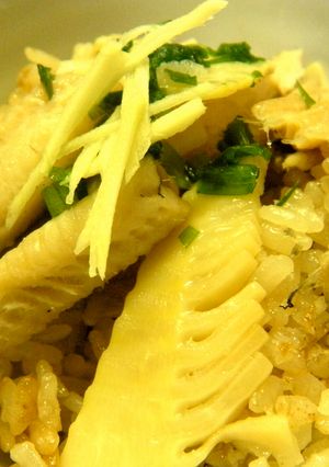 穴子＆竹の子の炊き込みご飯-レシピのメイン写真