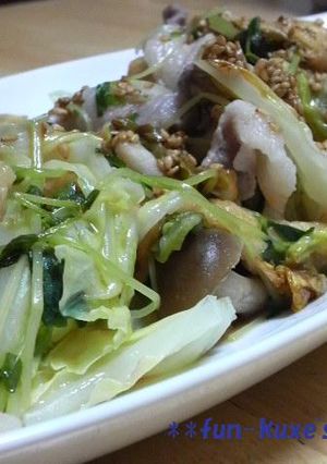 ☆簡単☆キャベツと余り野菜と豚肉の蒸し煮-レシピのメイン写真