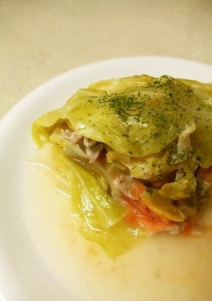 春キャベツの塩豚蒸し♪-レシピのメイン写真