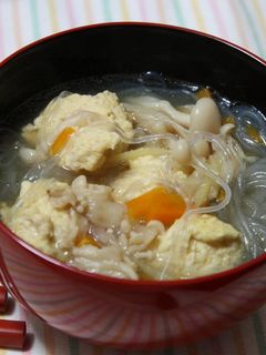 たまごつくねの春雨スープ-レシピのメイン写真