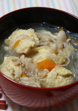 たまごつくねの春雨スープ-レシピのメイン写真