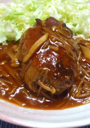 豚肉まきまき中華風ハンバーグ-レシピのメイン写真