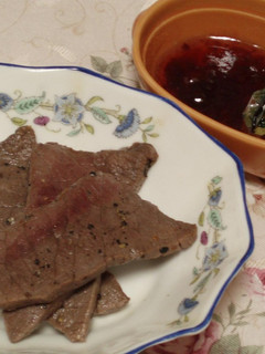 ☆牛肉のわさび醤油焼き☆-レシピのメイン写真