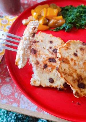 小麦粉と砂糖を使わない簡単ふわふわホットケーキ🥞-レシピのメイン写真