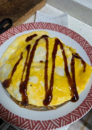 焼きそばアレンジ！簡単オムそば-レシピのメイン写真
