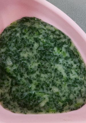 【離乳食後期】法蓮草のチーズクリーム和え-レシピのメイン写真