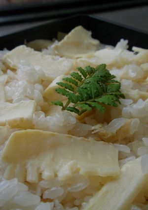 ヤマサ昆布つゆ白だしdeたけのこご飯-レシピのメイン写真