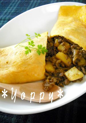 *オムレツ♡～カレー味～*-レシピのメイン写真