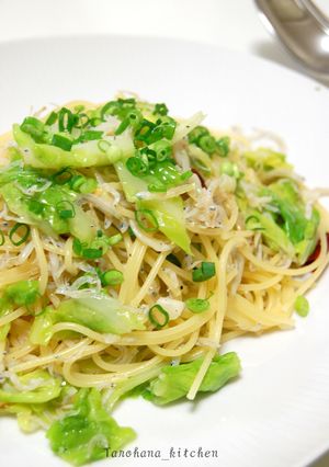春キャベツたっぷり☆白すのぺペロンチーノ-レシピのメイン写真