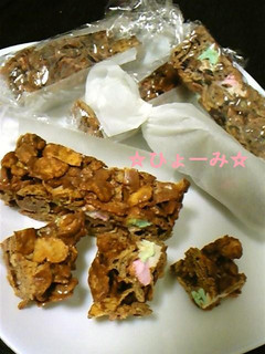 レンジで簡単☆マシュマロシリアルバー☆-レシピのメイン写真
