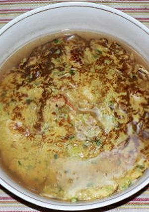 エビとキャベツ入り中華風玉子焼き-レシピのメイン写真