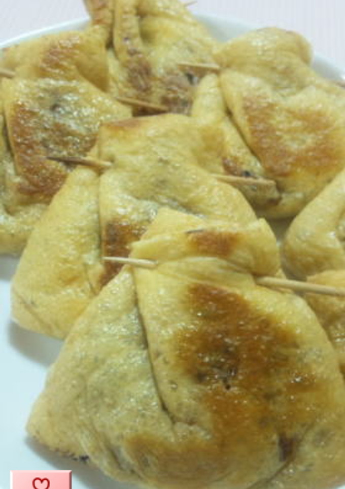 納豆の巾着焼き-レシピのメイン写真