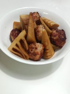 筍つくね煮-レシピのメイン写真
