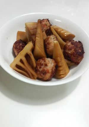 筍つくね煮-レシピのメイン写真