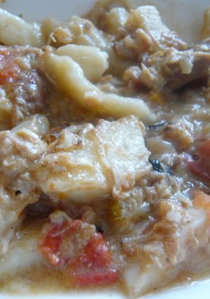 鶏のラグーソースの豆乳パスタ-レシピのメイン写真
