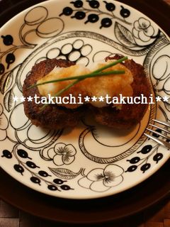 たけのこシャキシャキ和風ハンバーグ-レシピのメイン写真