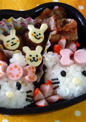サンリオ☆キティちゃん弁当～キャラ弁～-レシピのメイン写真