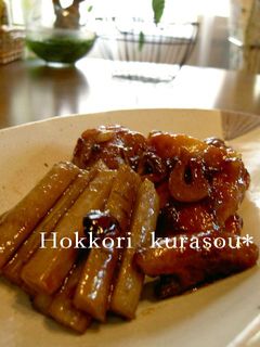 ごぼうと鶏の甘辛炒め煮-レシピのメイン写真