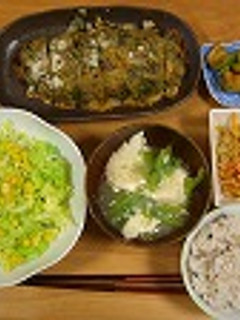 簡単ヘルシー豆腐と野菜きのこミートローフ-レシピのメイン写真